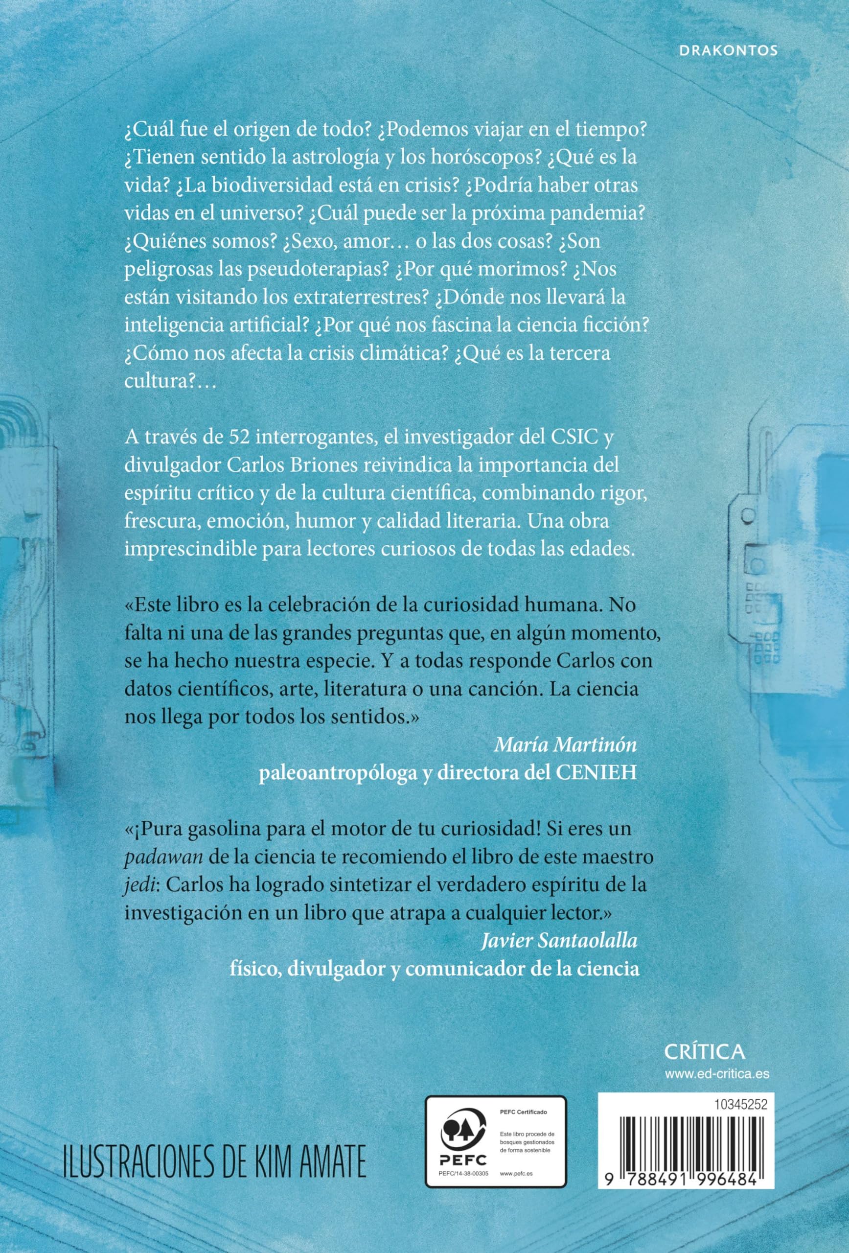 A bordo de tu curiosidad: Un viaje por las preguntas y retos de la ciencia actual (Drakontos)