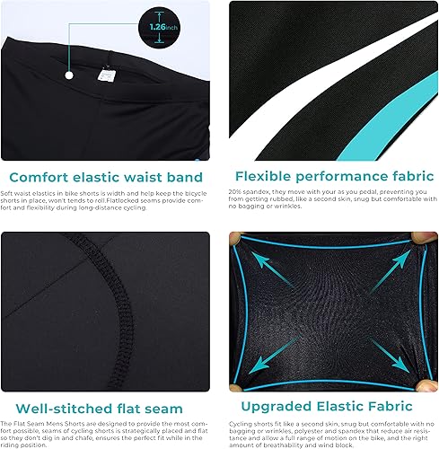 Miniatura 6 de Pantalones cortos de ciclismo acolchados para hombre, ropa deportiva para equipo