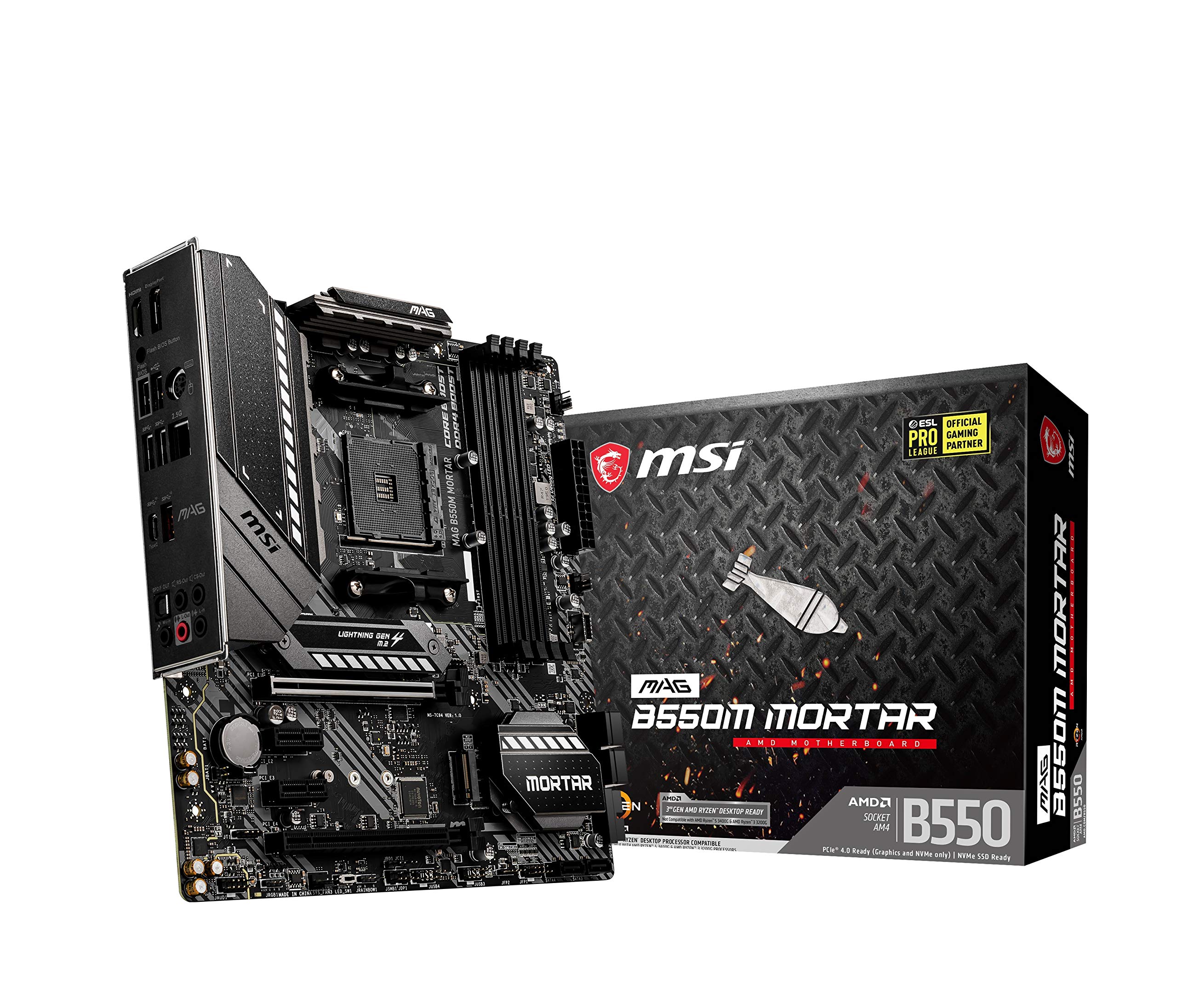 Amazon | MSI MAG B550M MORTAR マザーボード MicroATX [AMD