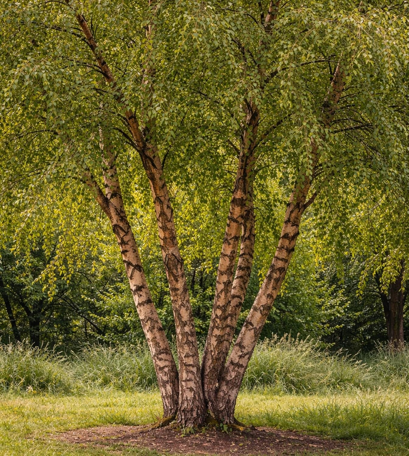 River Birch Tree (Betula nigra) Live Tree | Fast-Growing Shade Tree with Peeling Bark | Hardy Native Landscape Favorite (3 Plants)