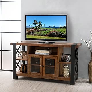 Christopher Knight Home Breeden Natural Wood TV Console with Cabinets, Brown - coolthings.us