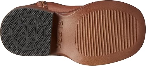 Miniatura 4 de ROPER Niños Niños Texson Square Toe Casual Botas Mid Calf - Marrón