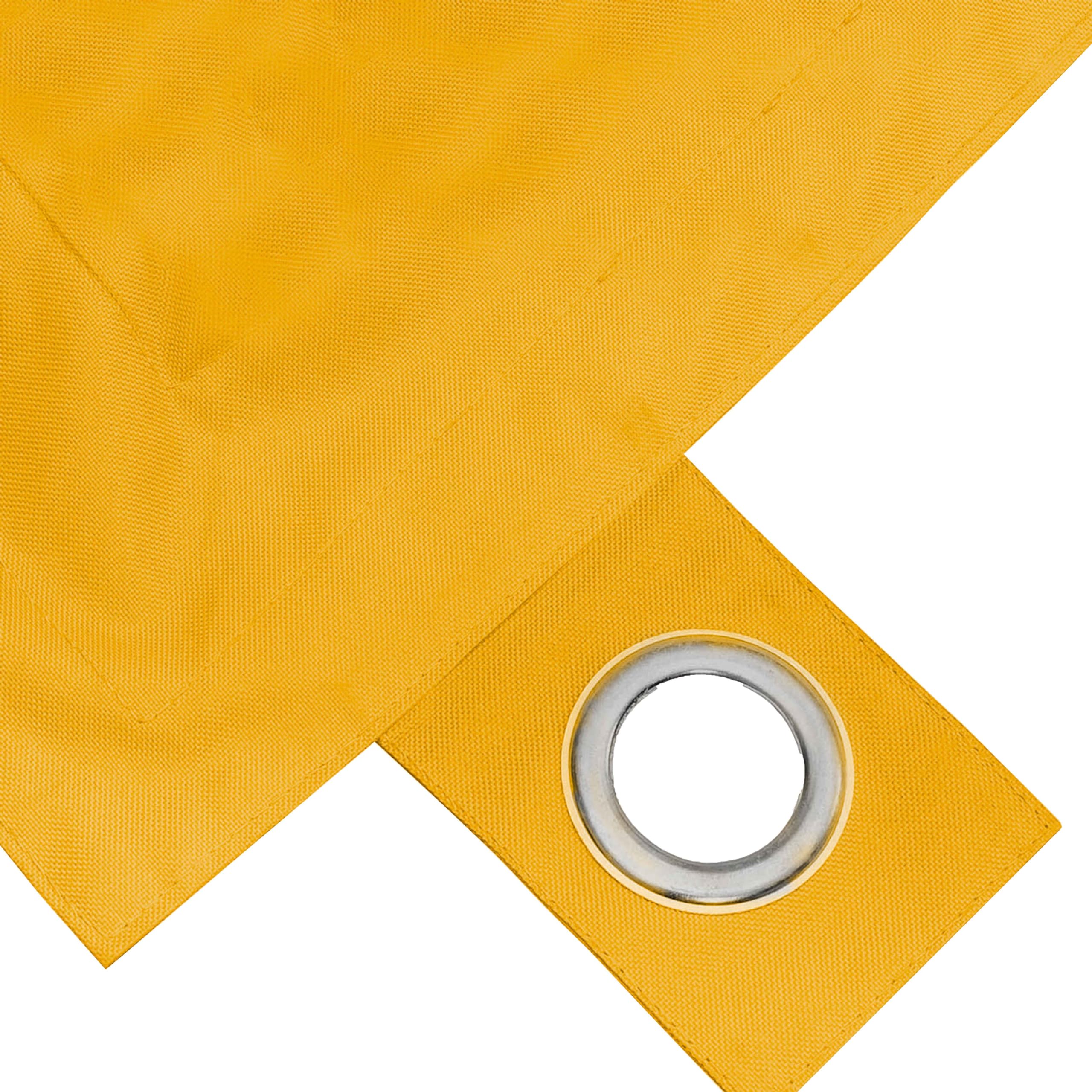 Oviala Housse Vide de Coussin de Sol XXL Jaune