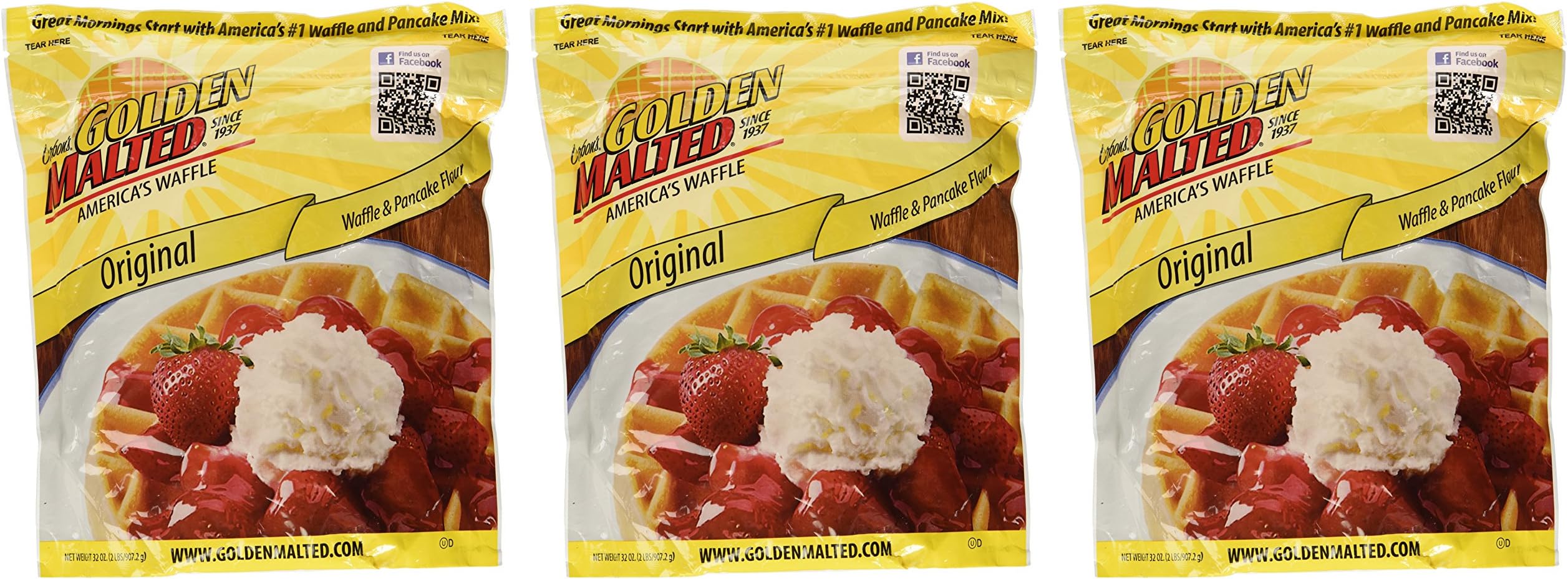 Carbon's Golden Malted Pumpkin Waffle and Pancake Flour