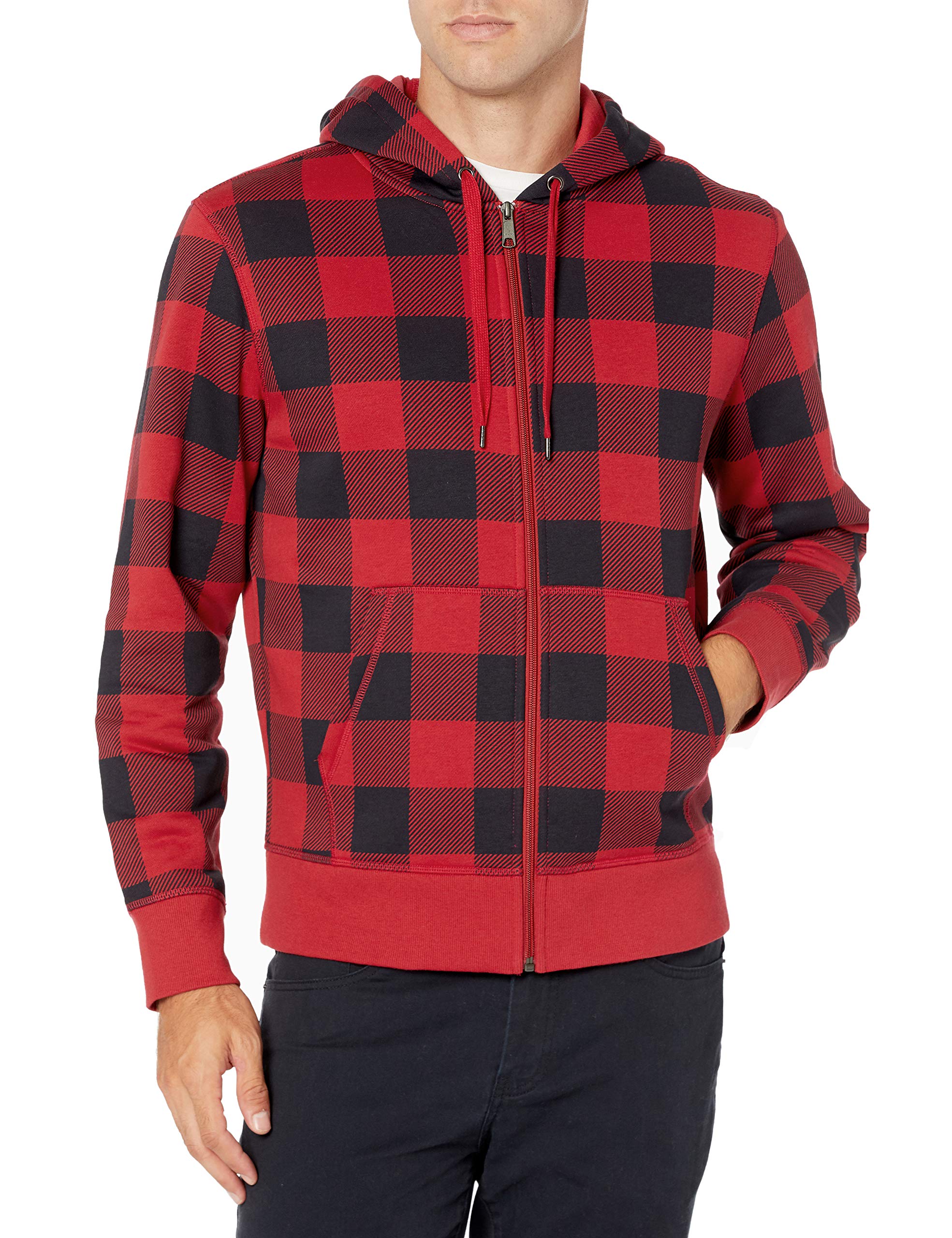 Amazon Essentials Felpa con Cappuccio e Cerniera Integrale in Pile (Disponibile nelle Taglie Big & Tall) Uomo