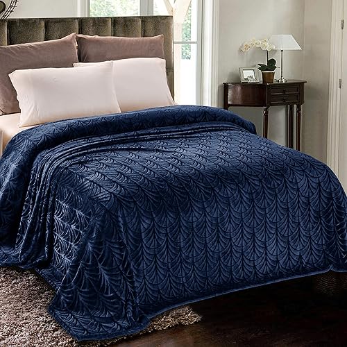 Whale Flotilla - Manta de franela para cama de tamaño individual, ligera, de terciopelo suave y esponjoso con diseño vintage, manta decorativa para