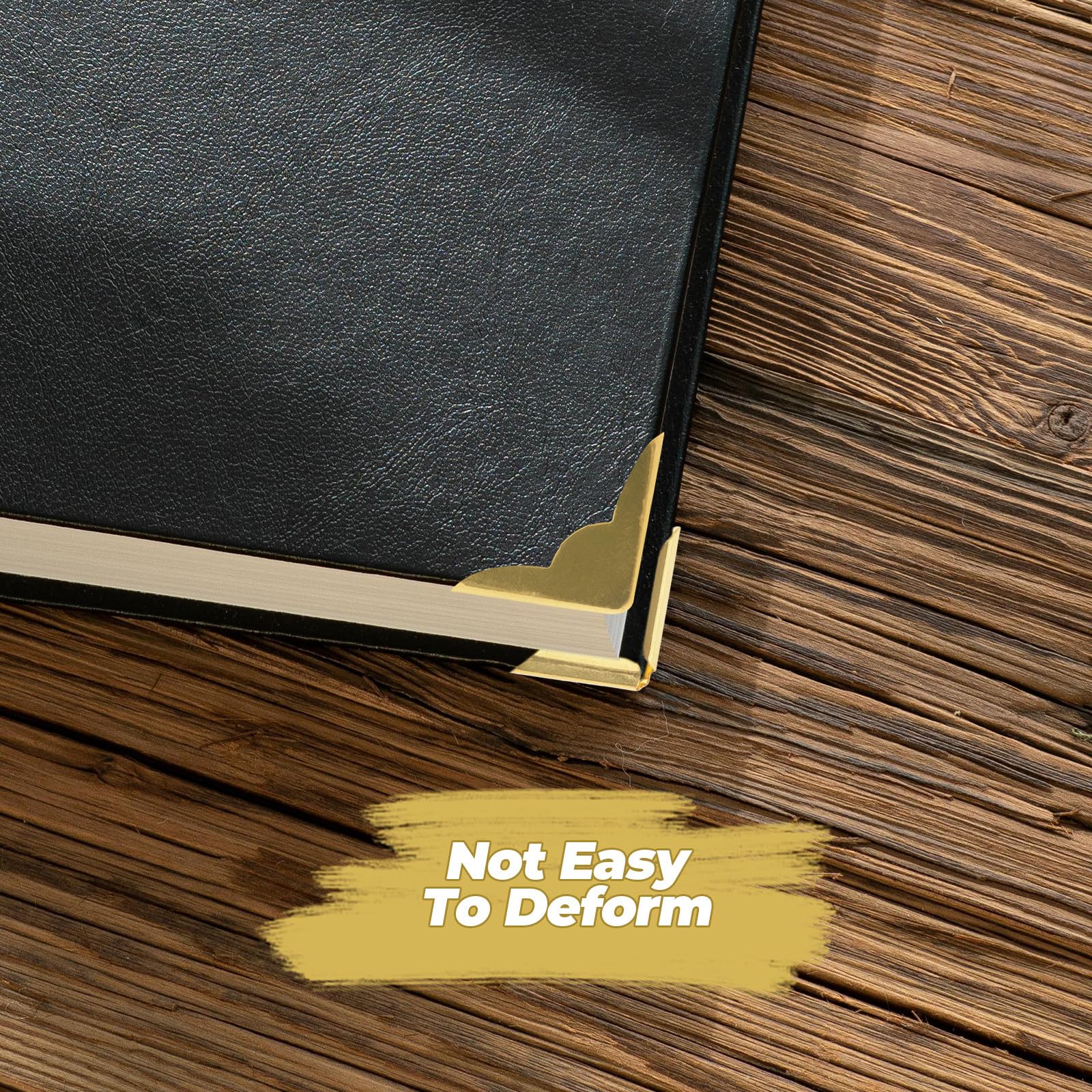 Protector Metálico Dorado para Esquinas de Álbum y Cuadernos, 10 Unidades Resistentes, para Decoración de Libros, Carpetas y Manualidades — view 6