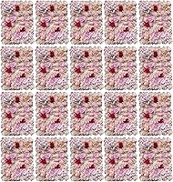 Vista 48 de Paneles de pared de flores artificiales de 16 x 24 pulgadas, tapetes de pared de flores de seda para jardín al aire libre, patio, valla, valla de 4