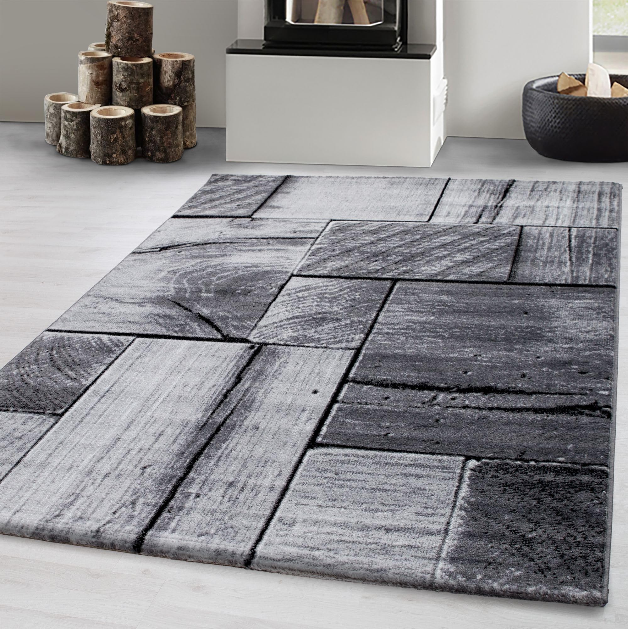 Carpetsale24 Teppich Wohnzimmer Moderne Kurzflor Teppich Schlafzimmer Pflegeleicht Extra Weich Waschbar Esszimmer Küche