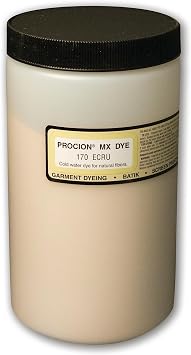 Jacquard Procion Mx Dye - Undisputed King of Tie Dye Powder - Ecru - 1 Lb - Cold Water Fiber Reactive Dye Made in USA
