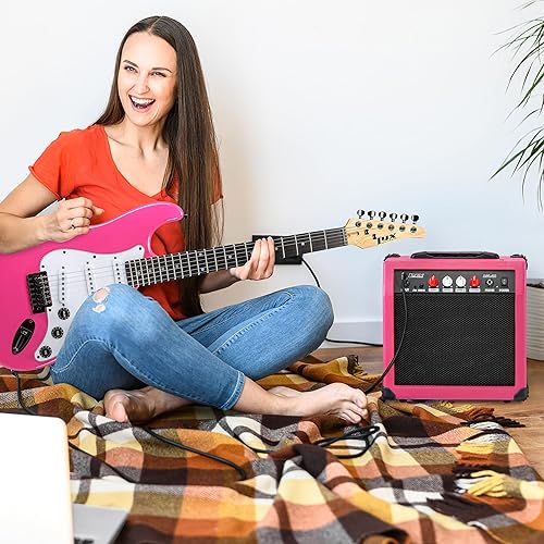 Miniatura 28 de LyxPro Amplificador de guitarra eléctrica de 60 vatios Combo de estudio de estado sólido y amplificador de escenario con altavoz de 10 pulgadas