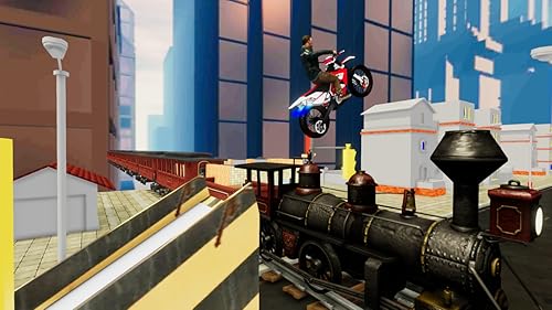 Train Bike Stunt Fever Free 2018: jogos corrida corrida carro explosão bmx corrida cidade ciclo pers