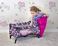Vista 5 de Set de Cuna para Muñeca Bebé, Juego de Cuna Nido con Manta y Bolsa de Transporte para Corral de Muñeca Bebé. Se Ajusta hasta Muñecas de 20 Pulgadas