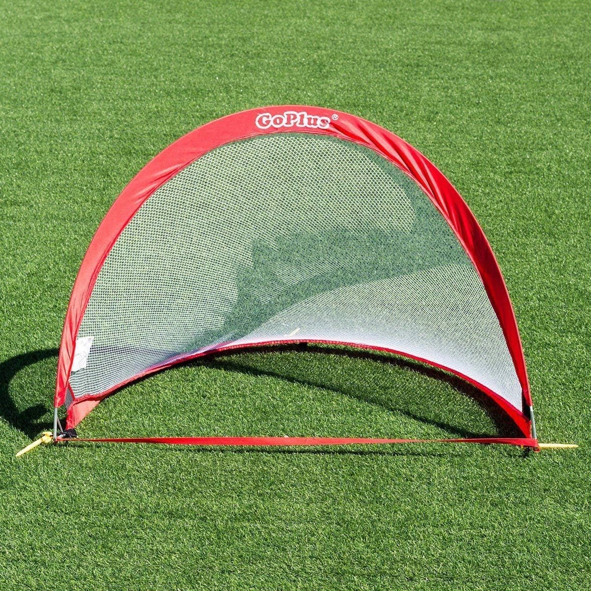 GYMAX PopUp Soccer Goal, Training Football Goal Set 2