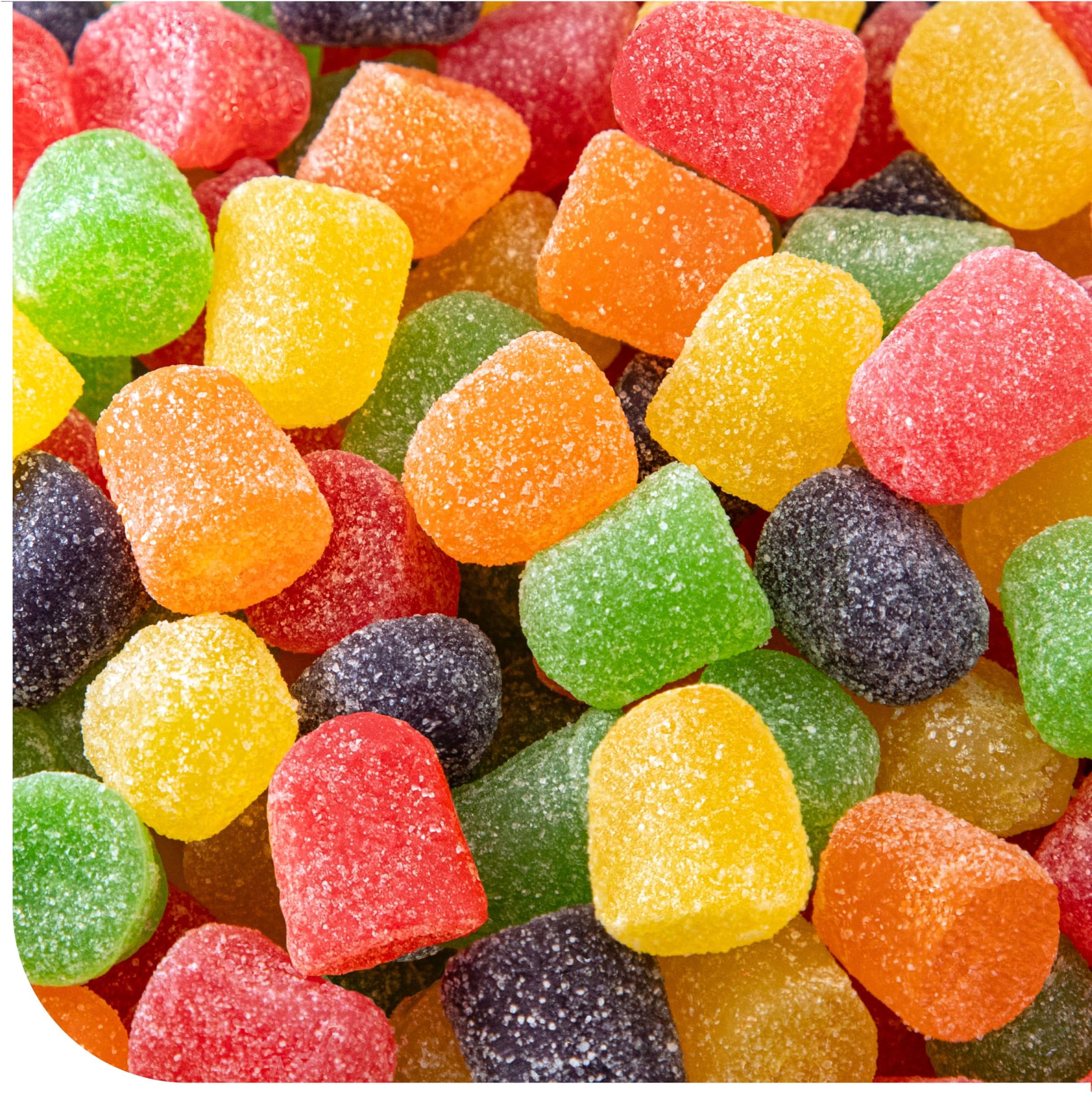 Gum Drops - 2 Pound Bulk Pack - Jelly Candy - Assorted Fruit Flavors