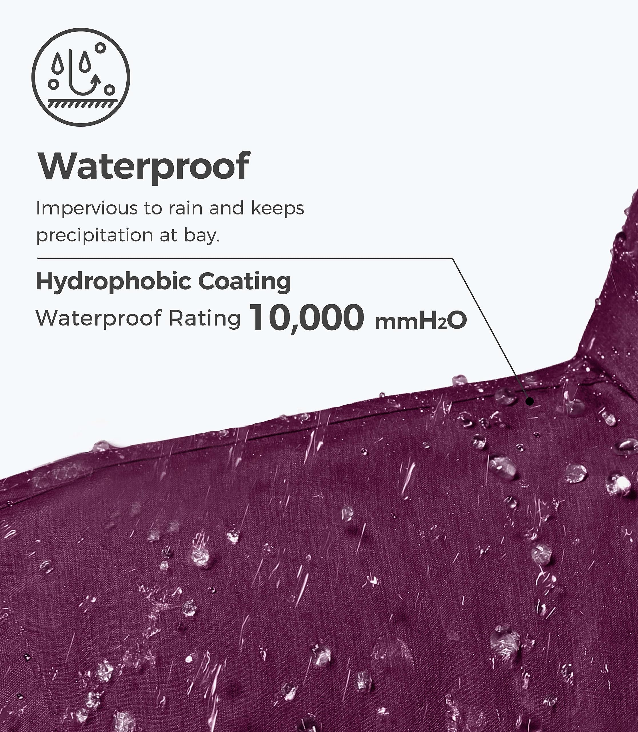 Wantdo Giacca da Sci Montagna Invernale Parka da Neve Caldo con Cappuccio Cappotto da Snowboard Giubbotto da Escursionismo Impermeabile Donna