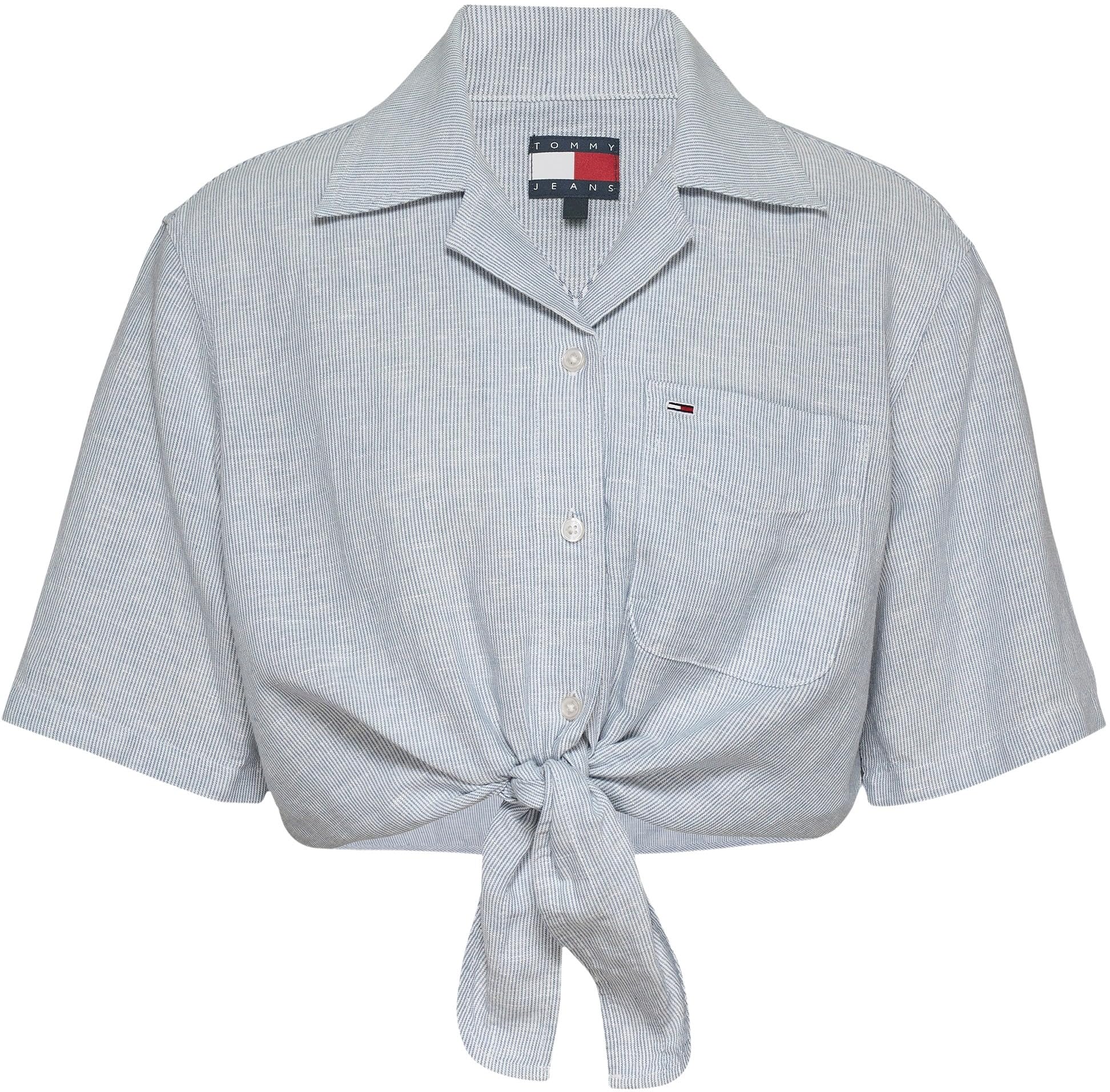 Tommy Jeans Donna Camicia Linen Cropped