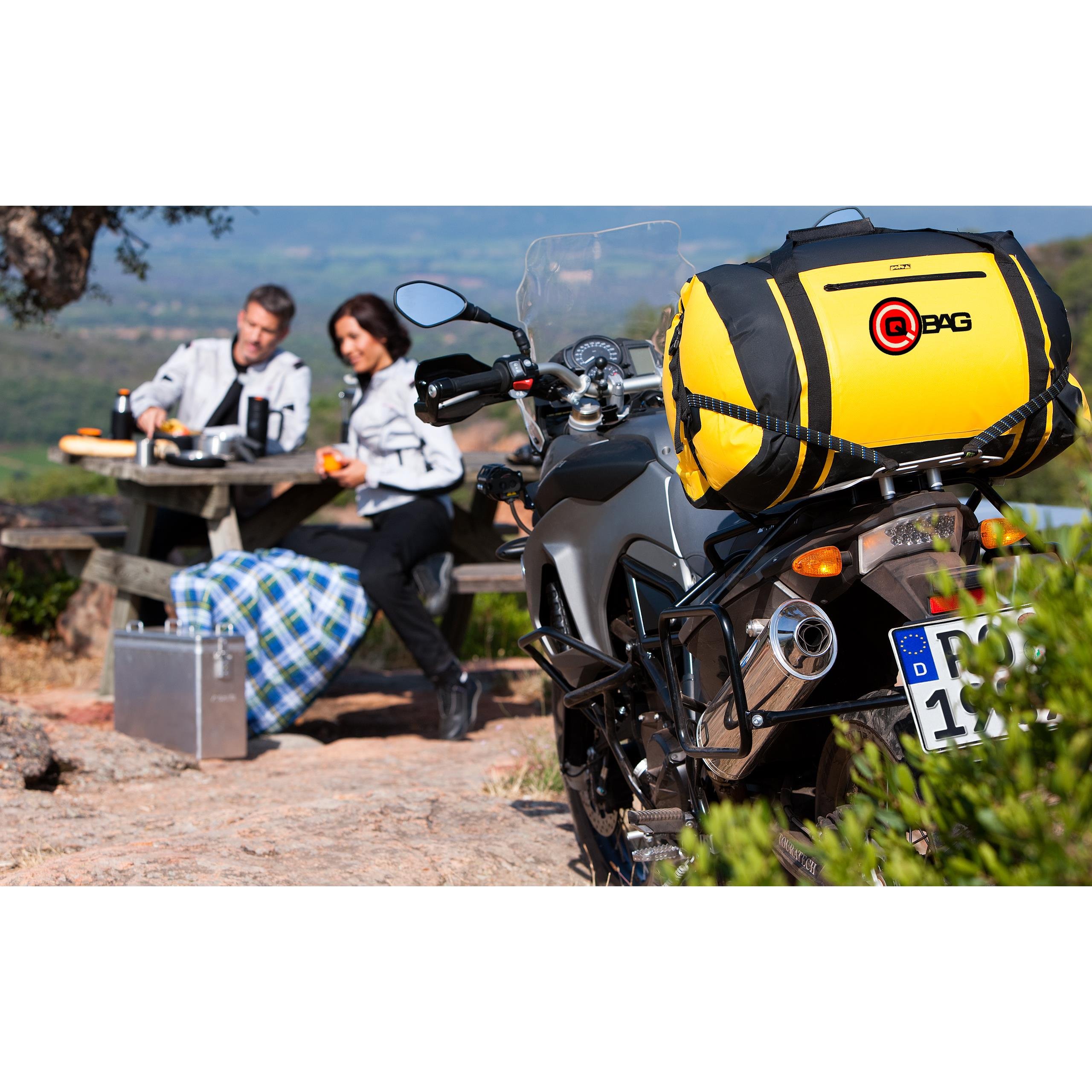 QBag Hecktasche/Gepäckrolle Wasserdicht 80L – 500D PVC – Motorräder