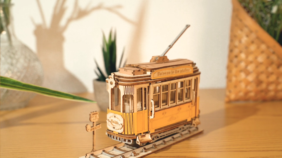 Nastopee 3D Holzpuzzle VW Bus - Bulli Camper Van Modellbau 29x11.5x14cm