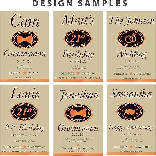 Miniatura 4 de Etiqueta personalizada para botellas de Vodka Tito's (sin graduación alcohólica)