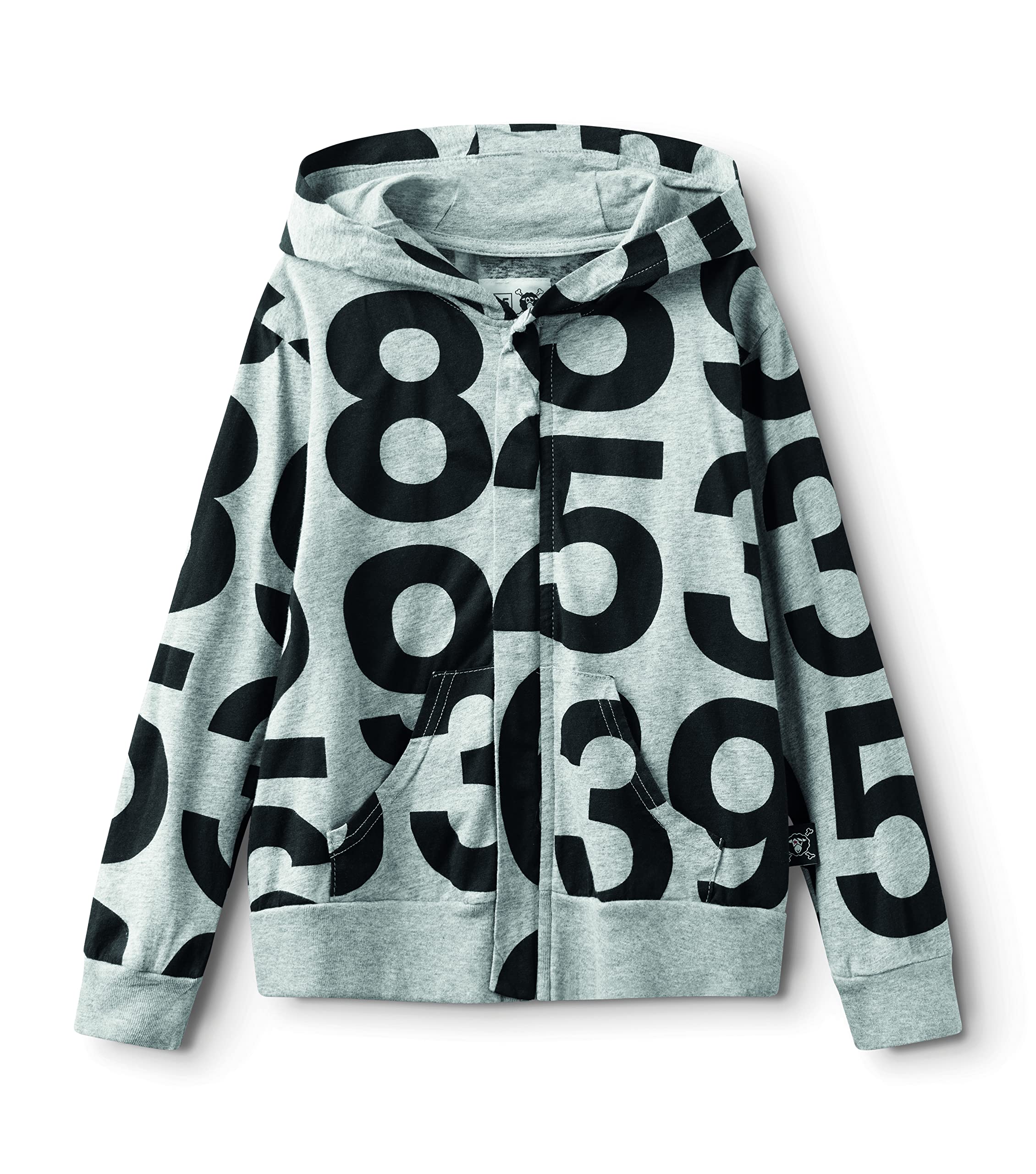 NUNUNUBoy's Numbered Zip Hoodie (Little Kids/Big Kids)