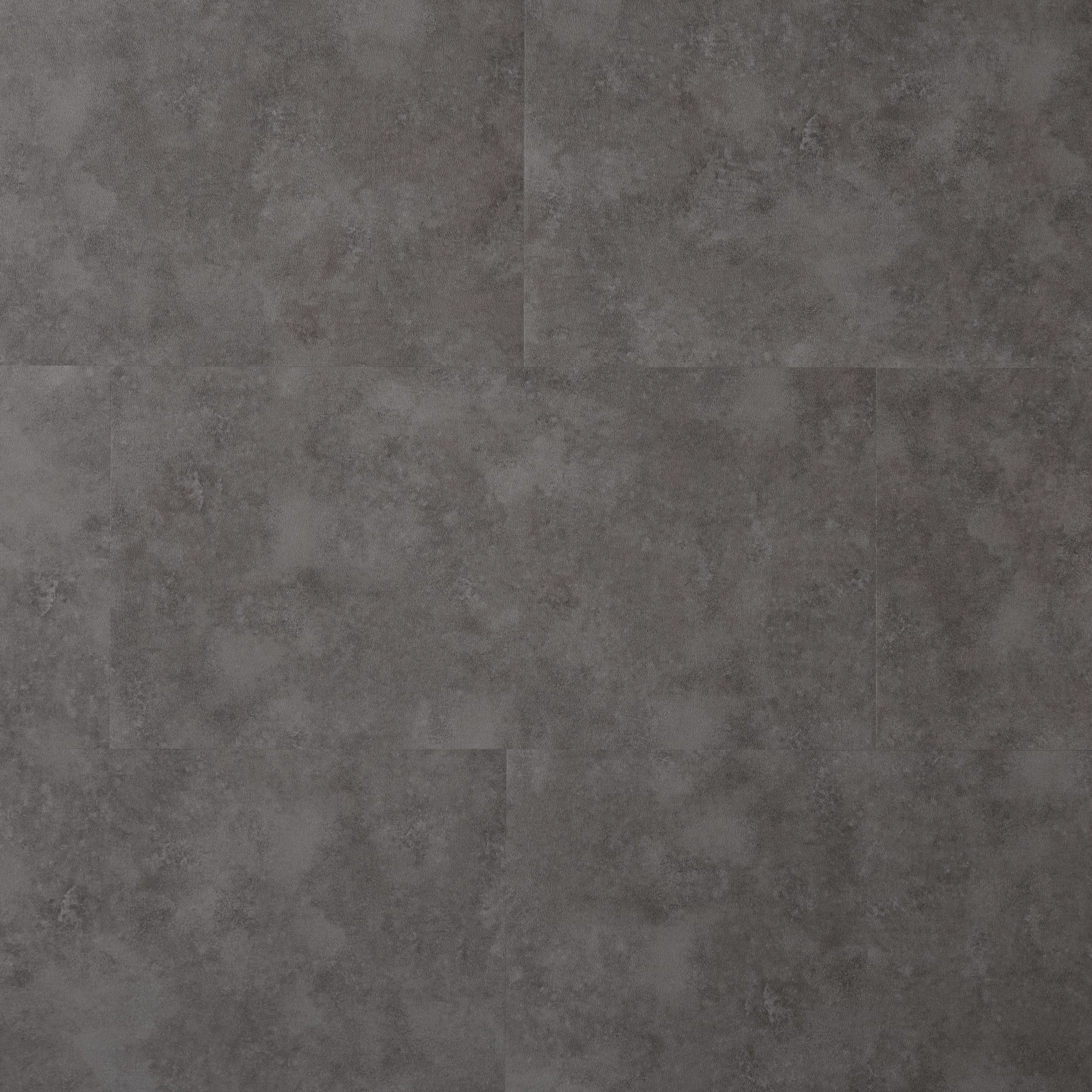ARTENS - PVC Bodenbelag Galena - Selbstklebende Vinyl-Fliesen - Vinylboden - Betoneffekt - Dunkelgrau- Medio - 60,96 cm x 30,48 cm x 1,5 mm - Dicke 1,5 mm - 2.23m² / 12 Fliesen