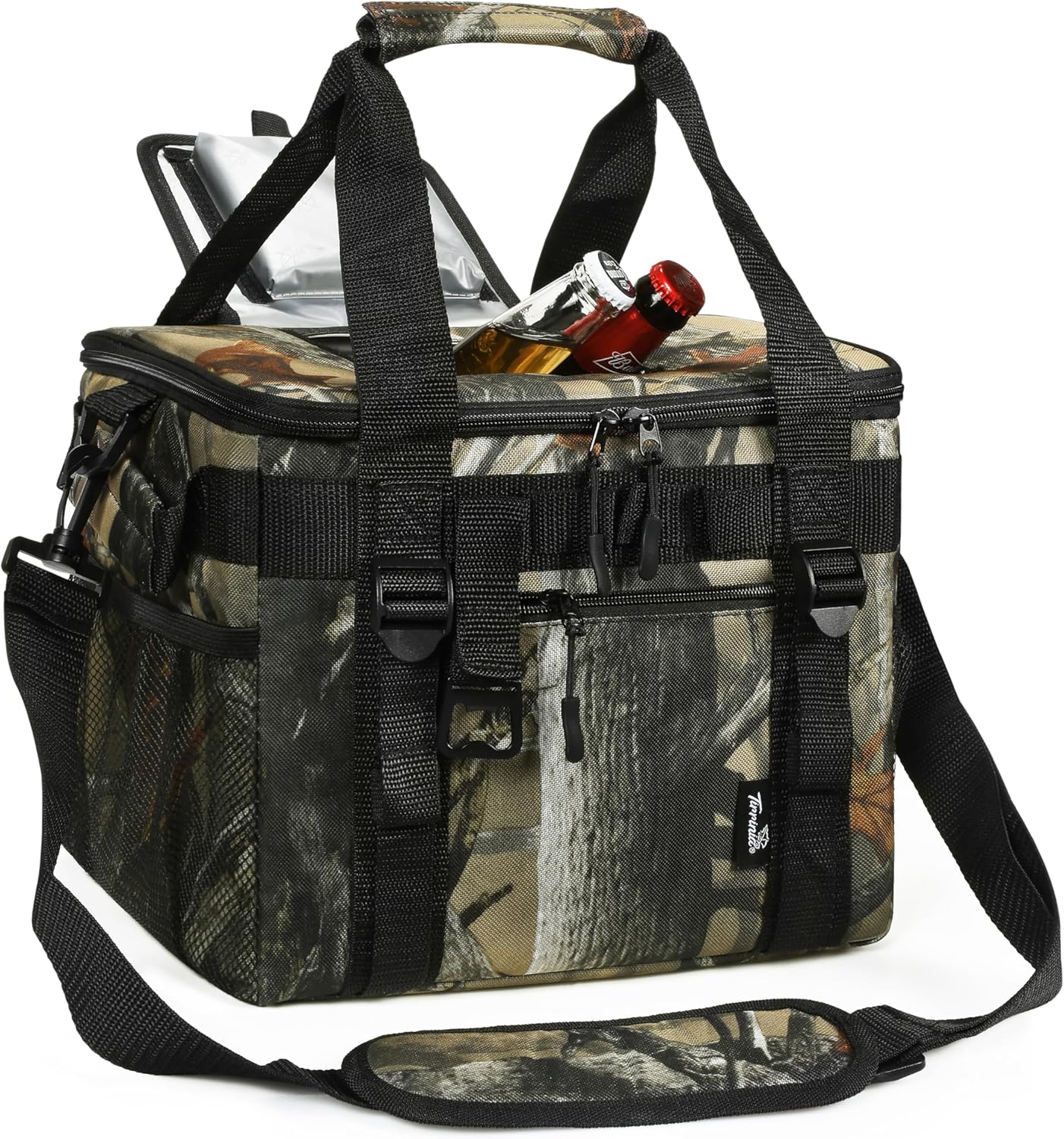 Tirrinia Soft Cooler Bag 24 Cans, Insulated Leakproof Portable Cooler with Lightweight & Adjustable Strap - Small Beach Cooler for Camping, Travel, Car, Picnic, Lunch Cooler Box