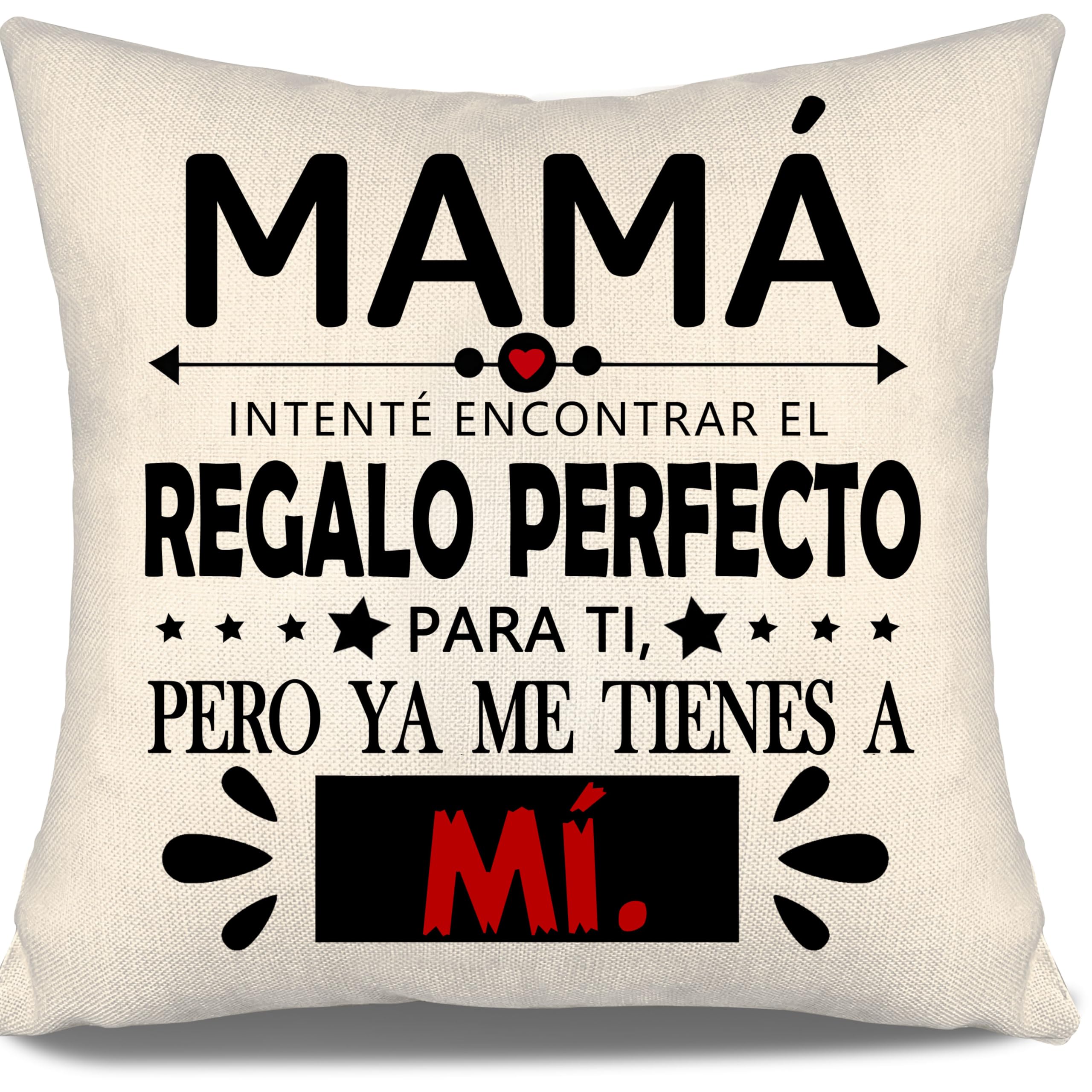 Marca: Aosumin Fundas de Cojín 'Mamá intenté': Regalo Divertido y Personalizado | Análisis 2024