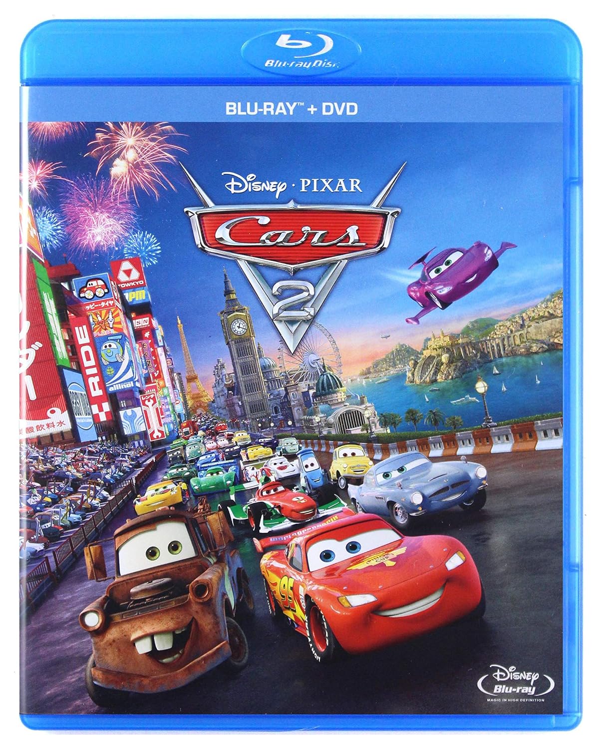 DVD CARS 2/BLU-RAY+DVD