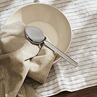 Vista 4 de Alessi Cuchara de mesa "Dry" de 7-1/2 pulgadas con mango satinado, juego de 6