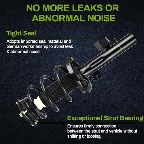 Miniatura 3 de AUTOSAVER88 Conjunto completo de amortiguadores traseros compatibles con Mazda 3 2004-2009, Mazda 5 2006-2010