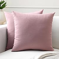 Vista 84 de Encasa XO Juego de 4 fundas de almohada de 24 x 24 pulgadas Sin relleno Fundas de almohada de algodón para sala de estar, cama, sofá, sofá