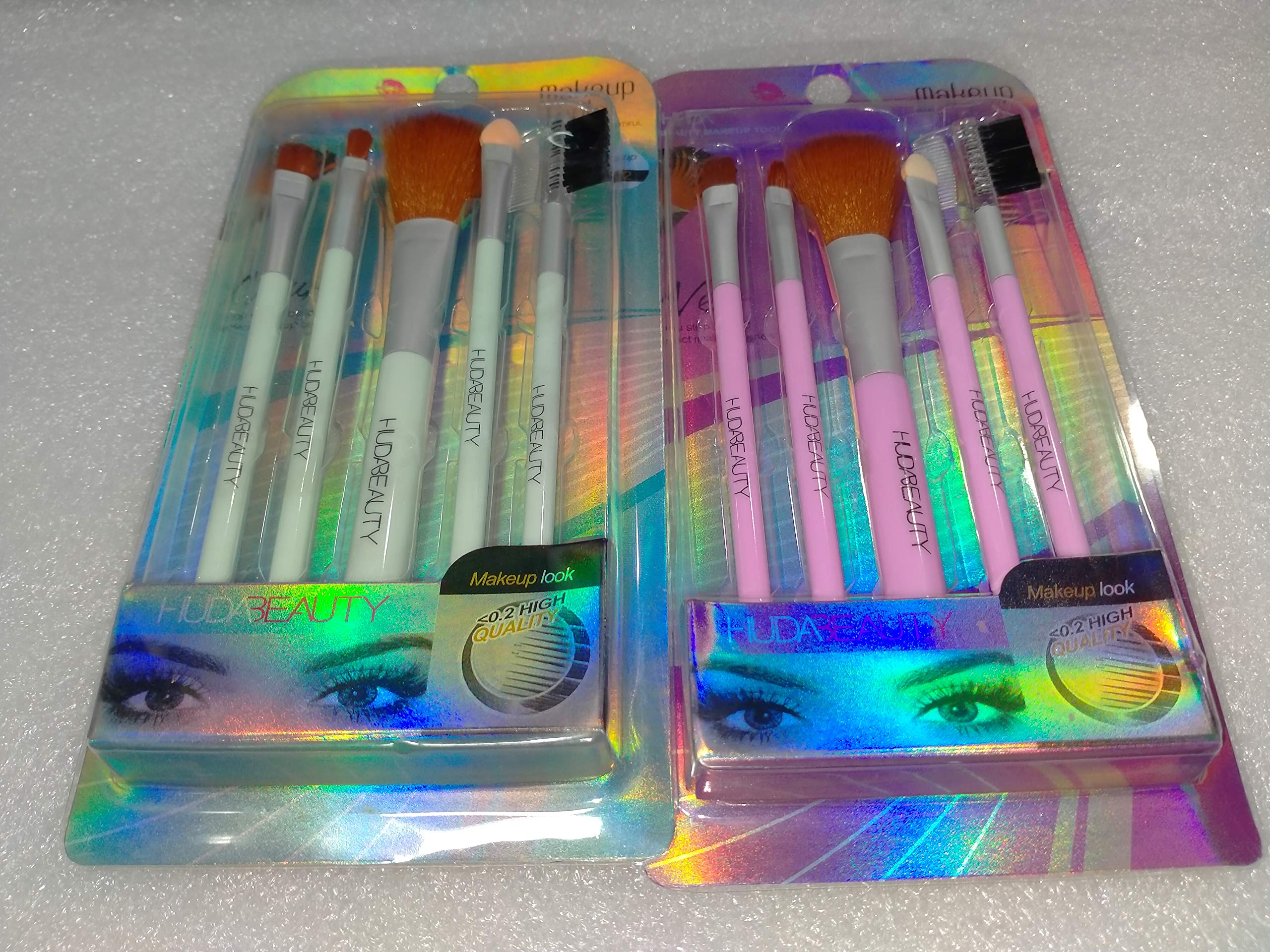 Qawachh Professional girls makeup brushes (Pack of 2) 10 Make-up Brushes 4