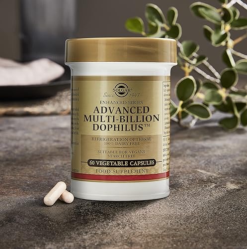 Miniatura 6 de Solgar Advanced Multi-Billion Dophilus 60 Cápsulas Vegetales - Apoya la Flora Intestinal Saludable - 5 mil millones de microorganismos por porción -