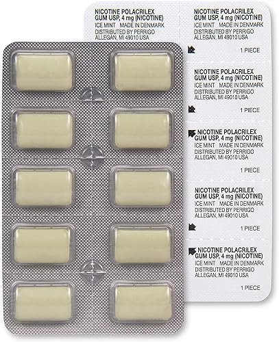 Miniatura 9 de Tienda Basic Care - Goma de mascar con recubrimiento, de nicotina polacrilex (4 mg de nicotina), ayuda para dejar de fumar, 160 unidades, sabor