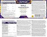 Magnésium Complexe 3 en 1 - Bisglycinate Malate Taurate - Énergie + Fatigue avec Vit B6 - Magnesium Bisglycinate - 120 Gélules Nutralie - 6