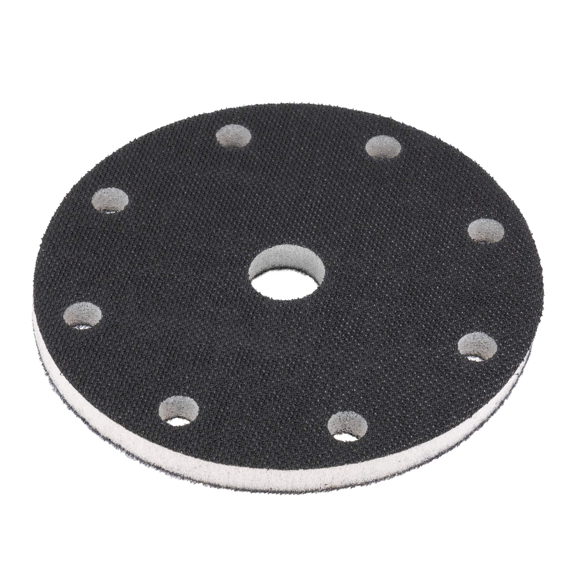 DFS Soft Interface Pad 150mm / 6" for Backing Pad - Foam Cushion Pad with 8+1-Hole for Hook and Loop Sanding Pad/Discs