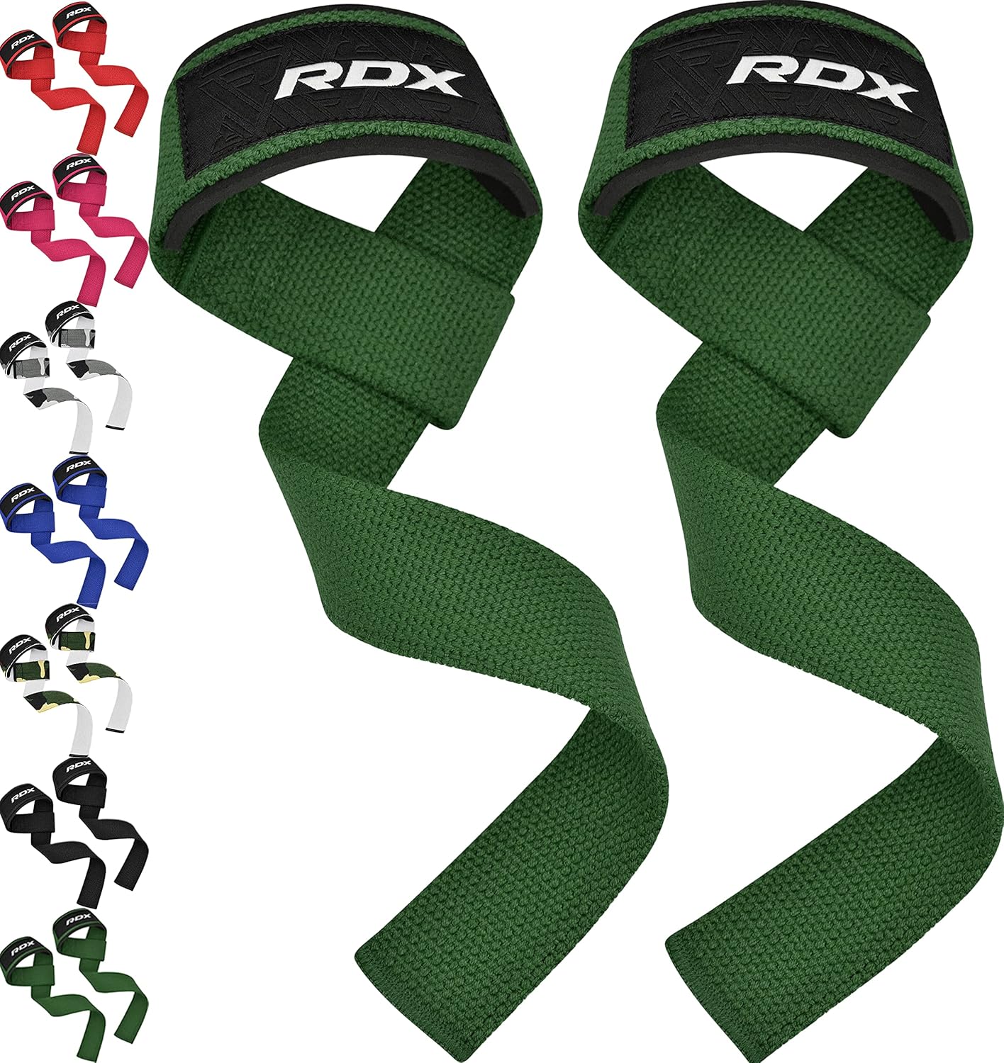 RDX Lifting Wrist Straps for Weightlifting, 5MM Neoprene Padded Anti Slip 60CM Hand