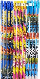 Zootopia Disney Authentic Licensed 12 Wood Pencils Pack