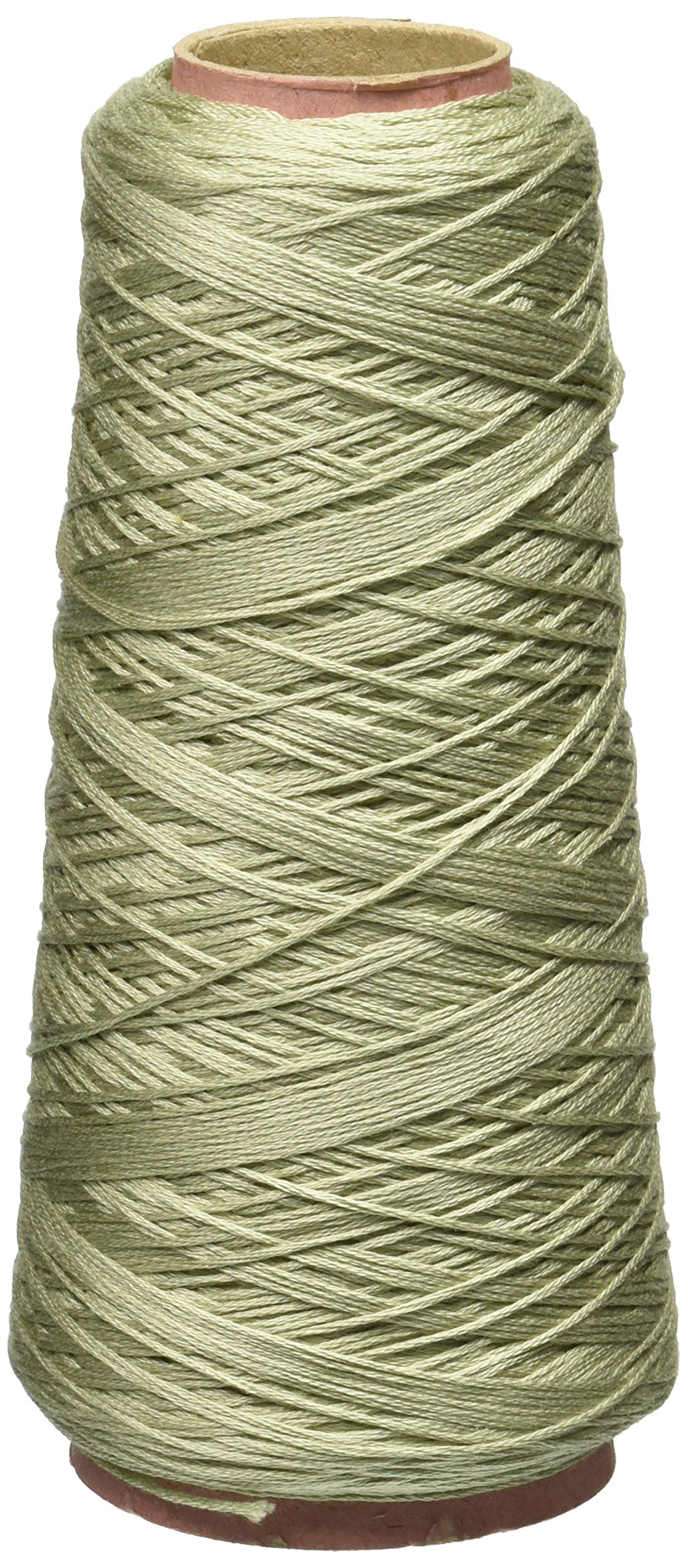 Cône de fil broderie DMC coton mouliné 100g en coloris vert très clair Fern pour vos grands projets