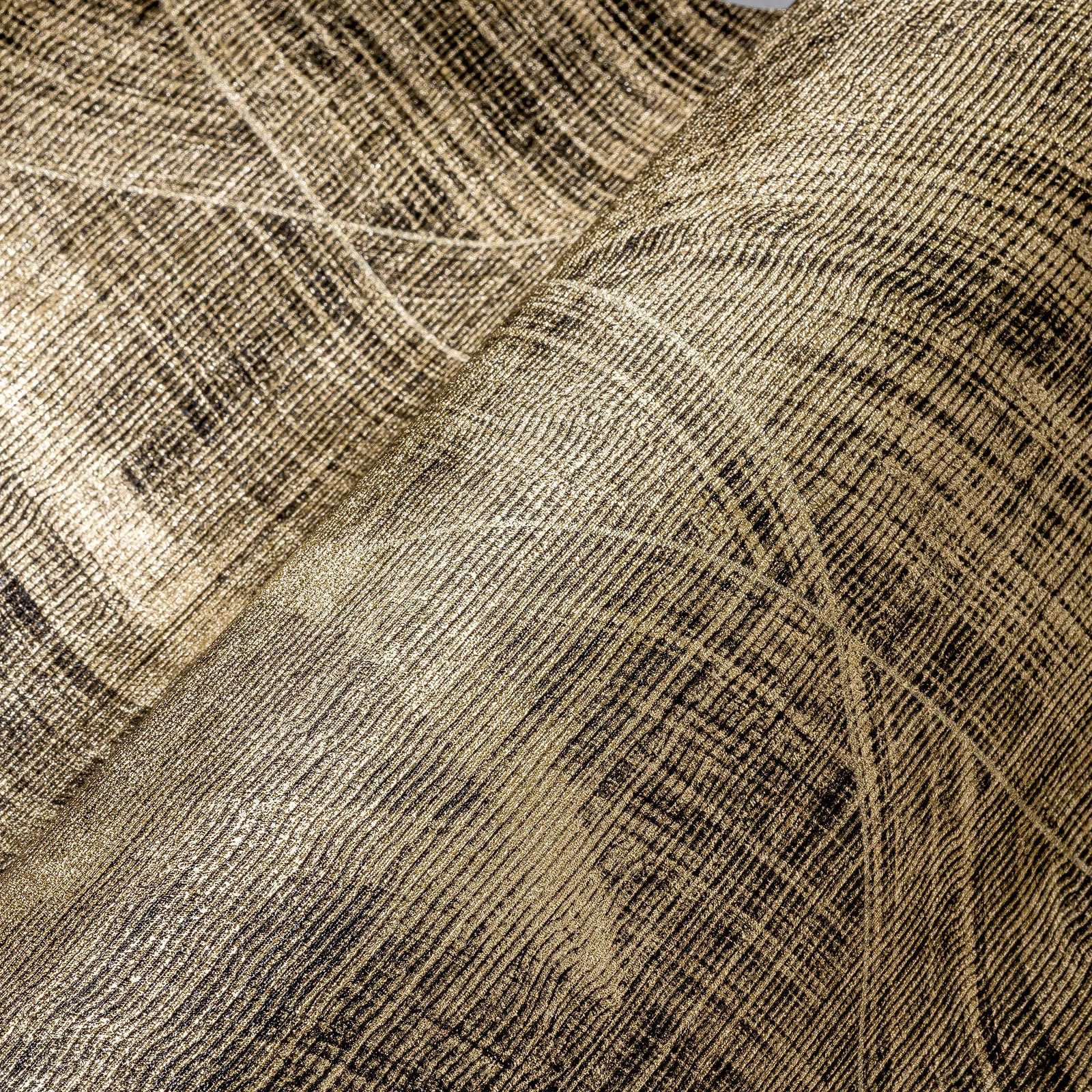 Goldマンページ A.S. Création Graphic Wallpaper Black Gold The Bos 388241