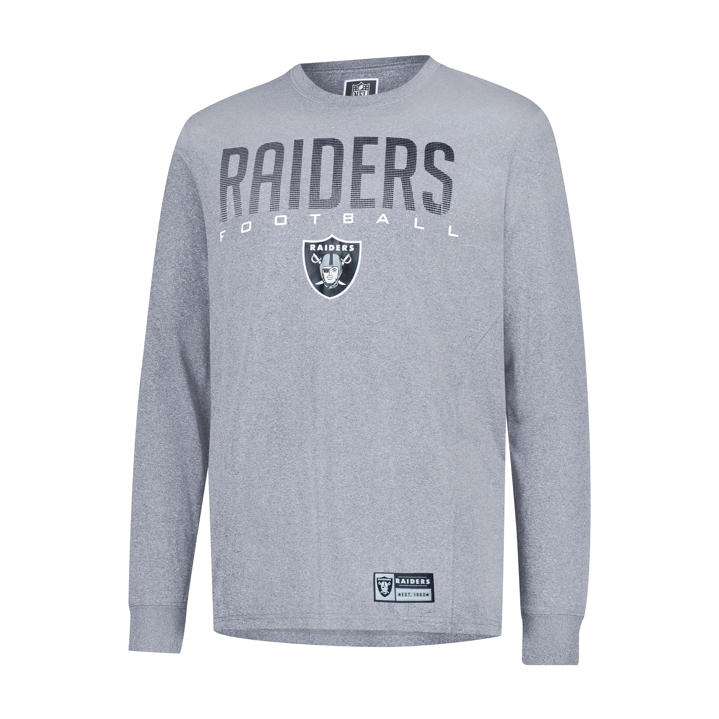 Ultra Game NFL - Maglietta da Uomo Active Lightweight Quick Dry a Maniche Lunghe