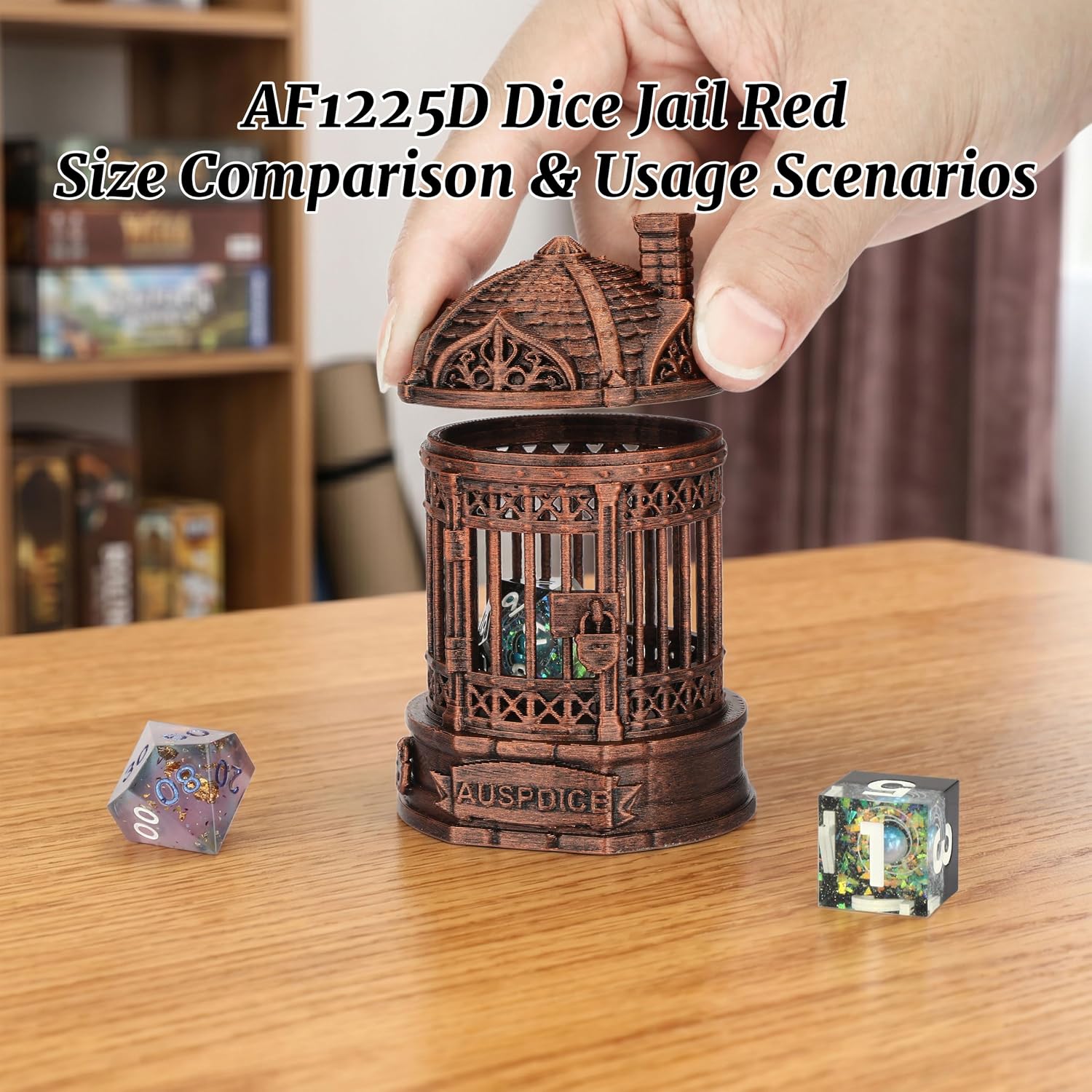 RPG Accessory Tabletop Dice Organizer Dice Jail Fantasy Gifts DND AF1225D image 2