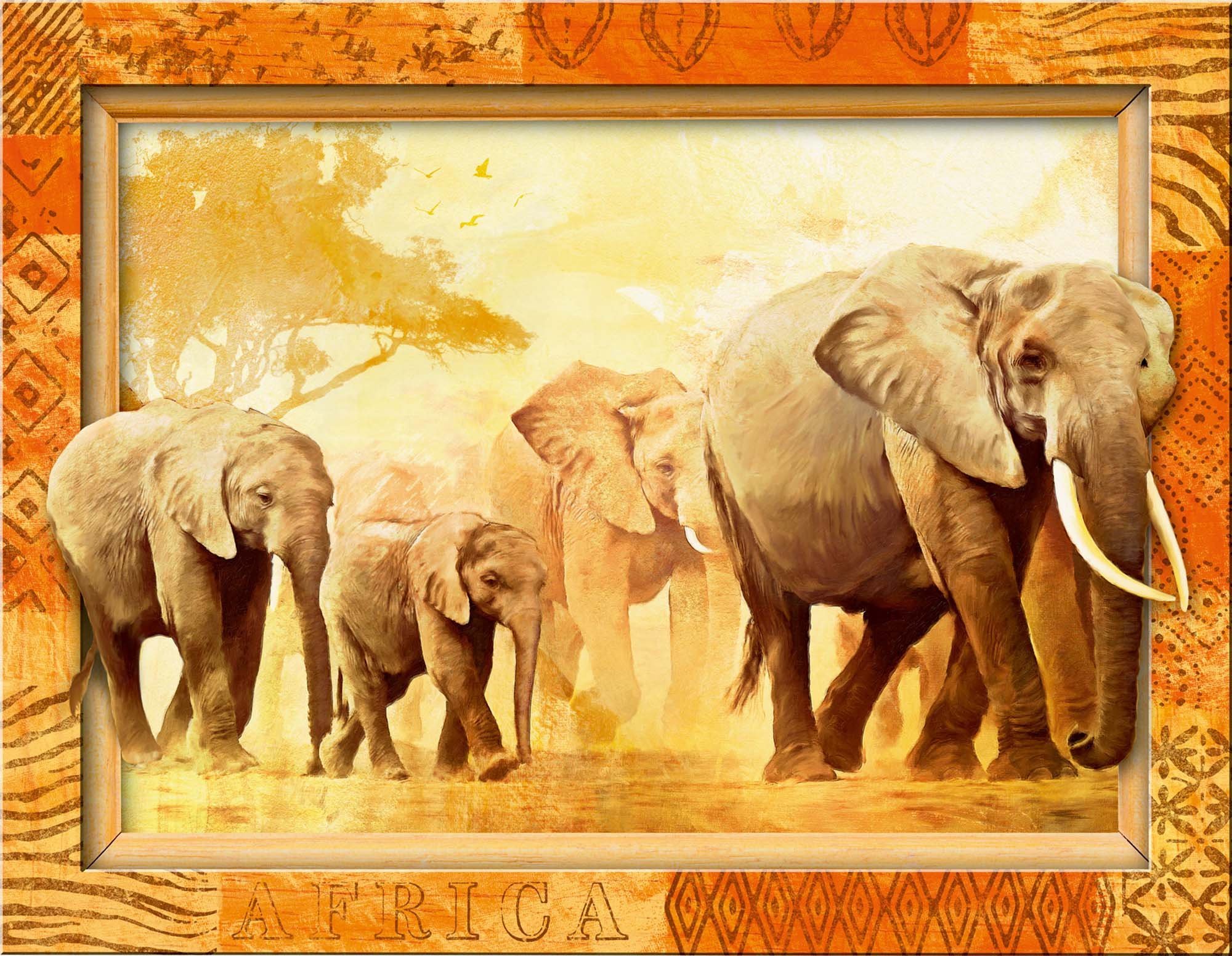 Ravensburger 14893 Puzzle Giganti D'Africa – 500 Pezzi, Per Adulti E Ragazzi, Qualità Made In Germany