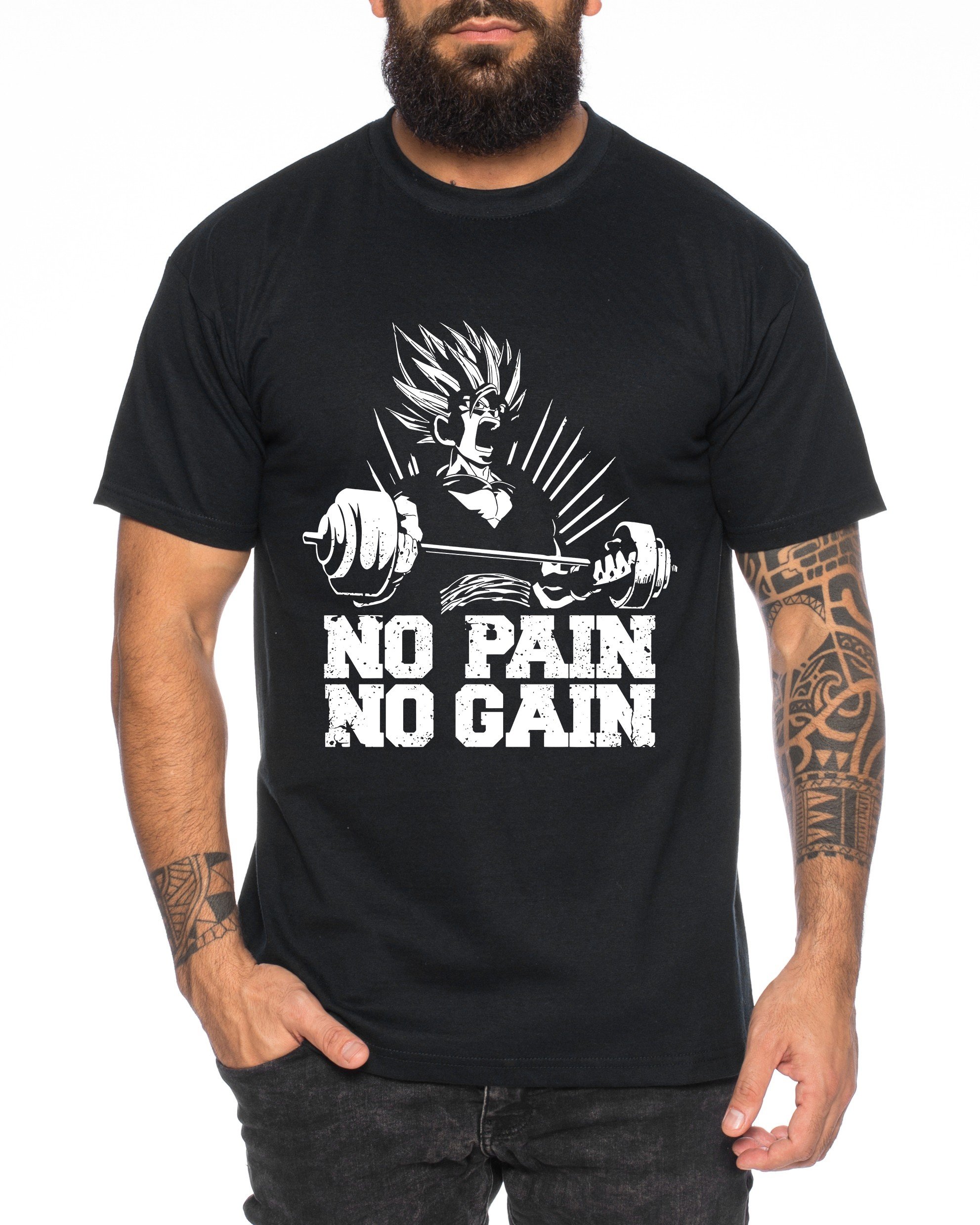T-Shirt Dragon Ball Z Musculation SSJ Training | DBZ Store T-Shirt Dragon Ball Z Musculation SSJ Training | DBZ Store