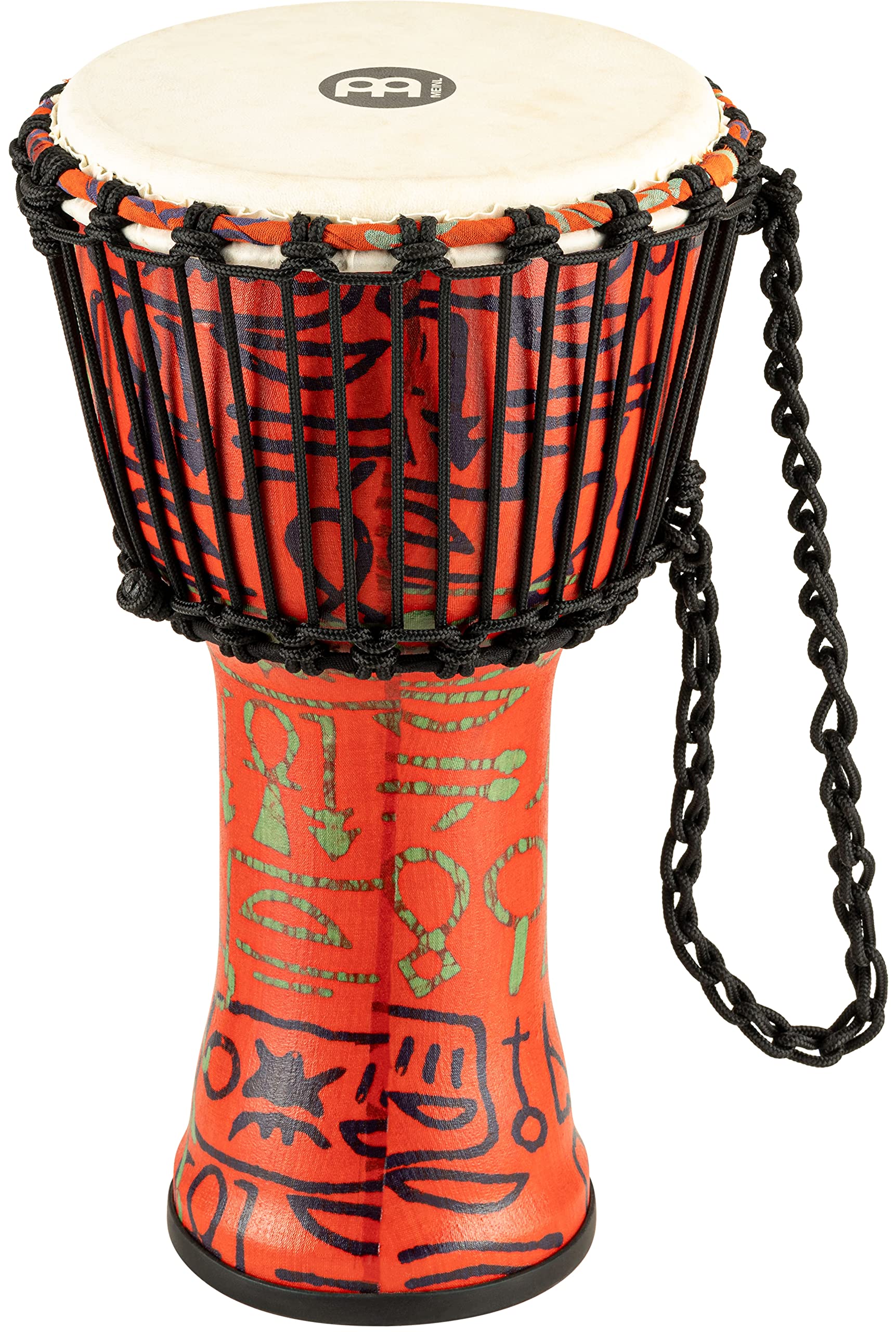 Meinl Percussion Rope Tuned Travel Series Djembe, Mehrfarbig (PADJ1-S-G)