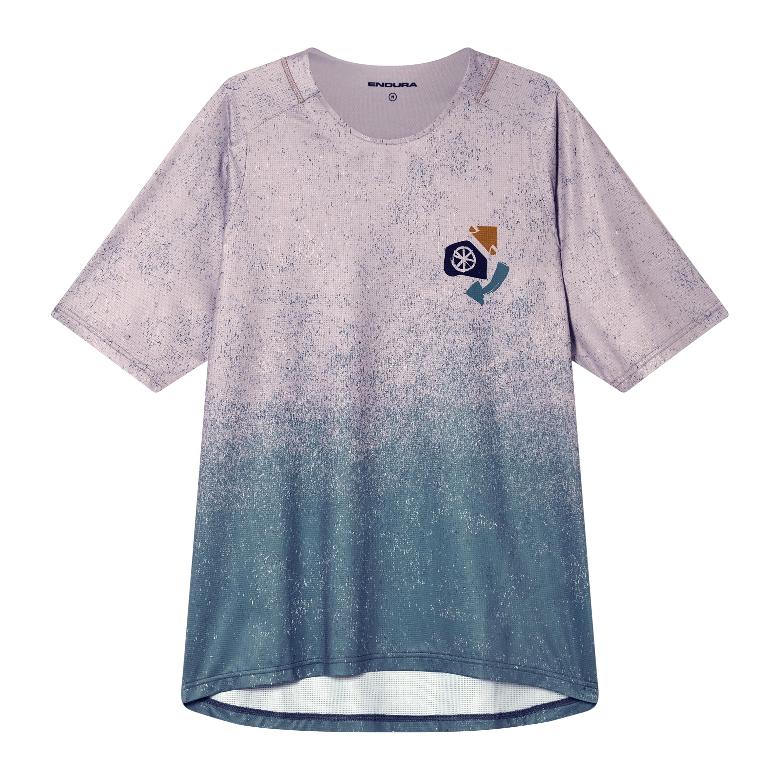 Endura SingleTrack - Camiseta de manga corta con estampado de ciclismo para hombre