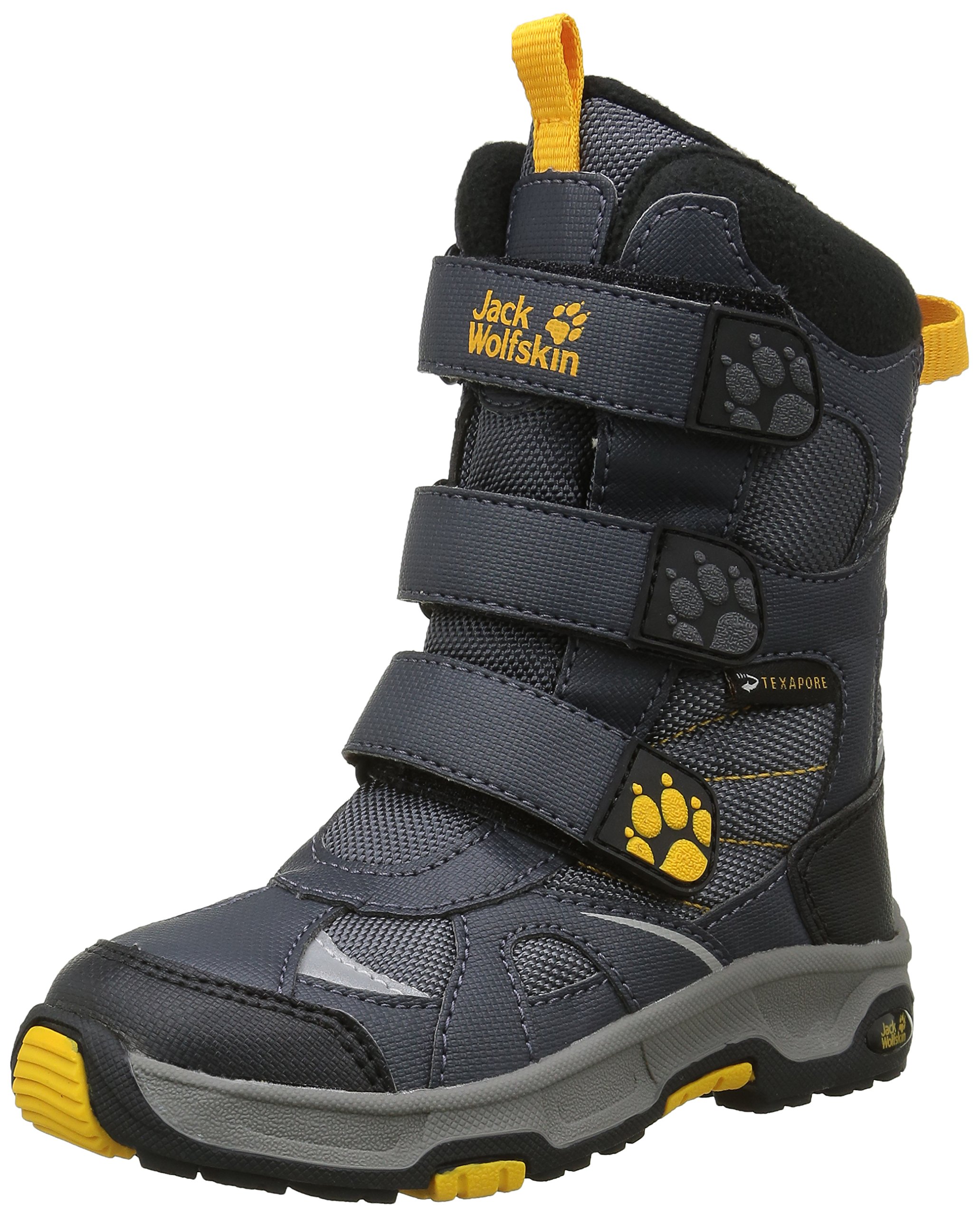 Jack Wolfskin Boys Snow Diver Texapore Boot, Burly Yellow xt, 9 M US Toddler