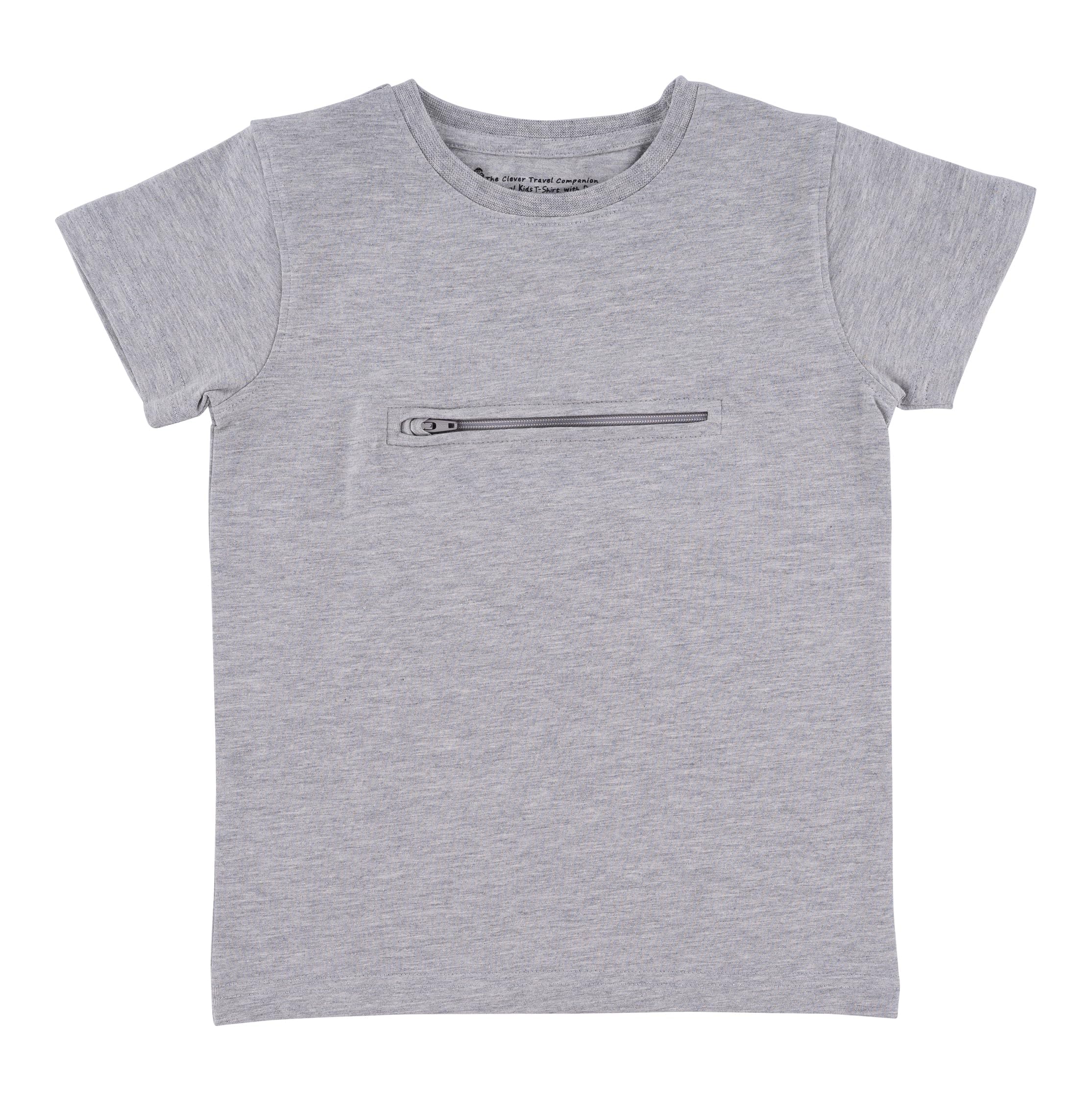 Kids T-Shirt with Secret Pocket, 100% Pickpocket Proof