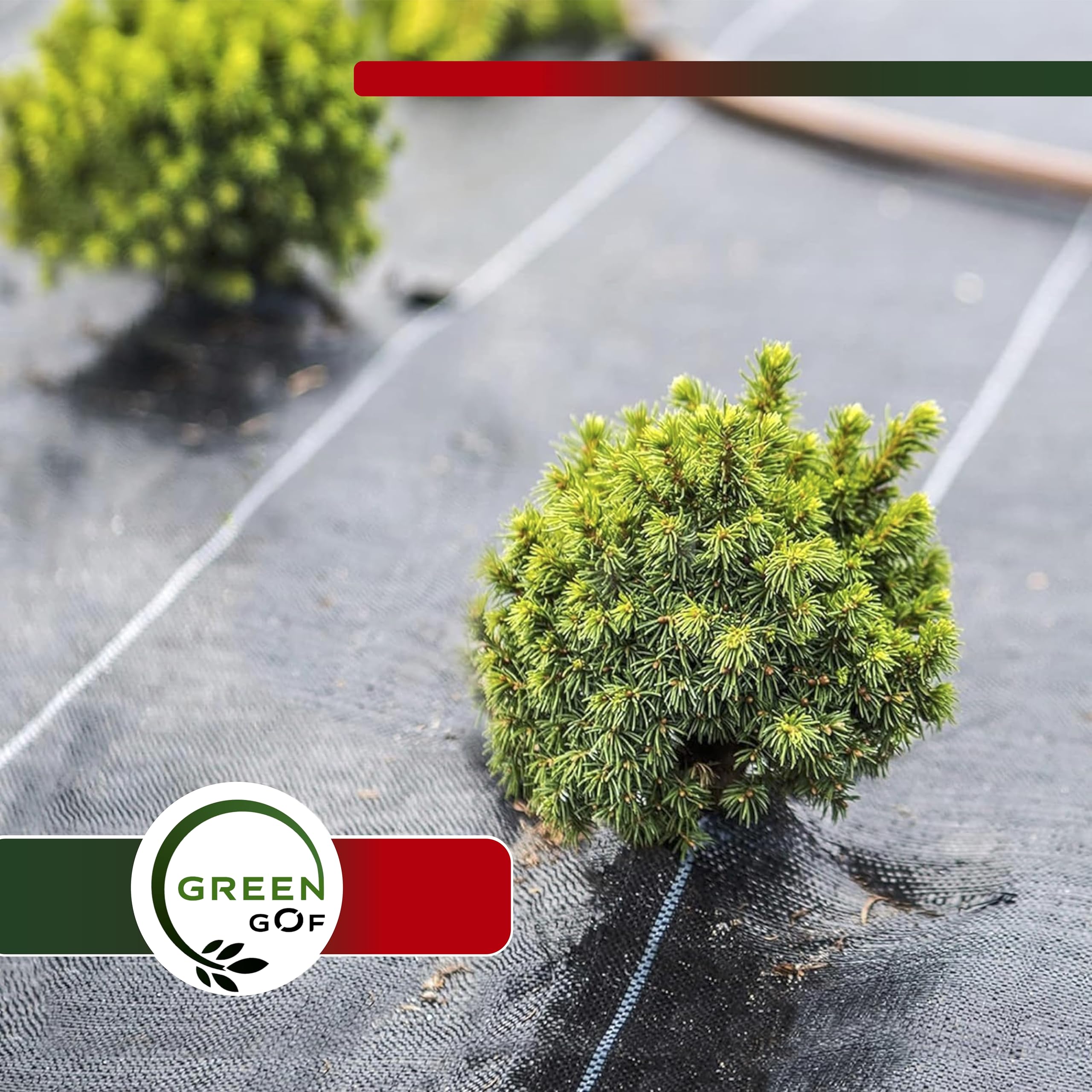 Malla Antihierbas Premium 1x50m, 130g/m² - Ultra Resistente. Varios Tamaños. Alta Estabilización UV, Permeable y Transpirable - contra Las Malas Hierbas. Geotextil para Jardín y Terraza.